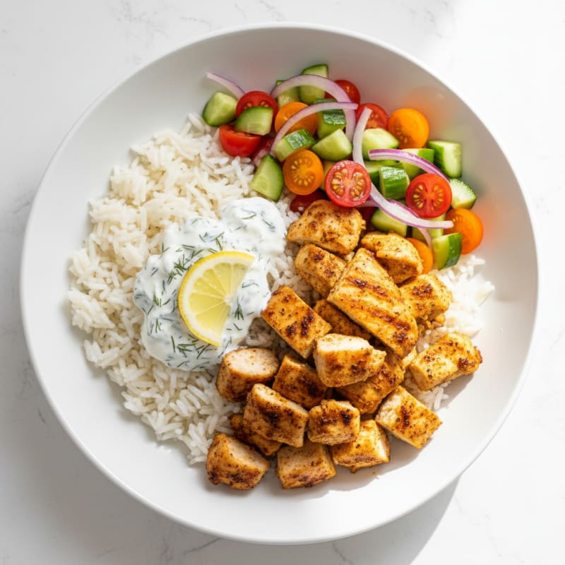 Chicken Shawarma Rice Bowl