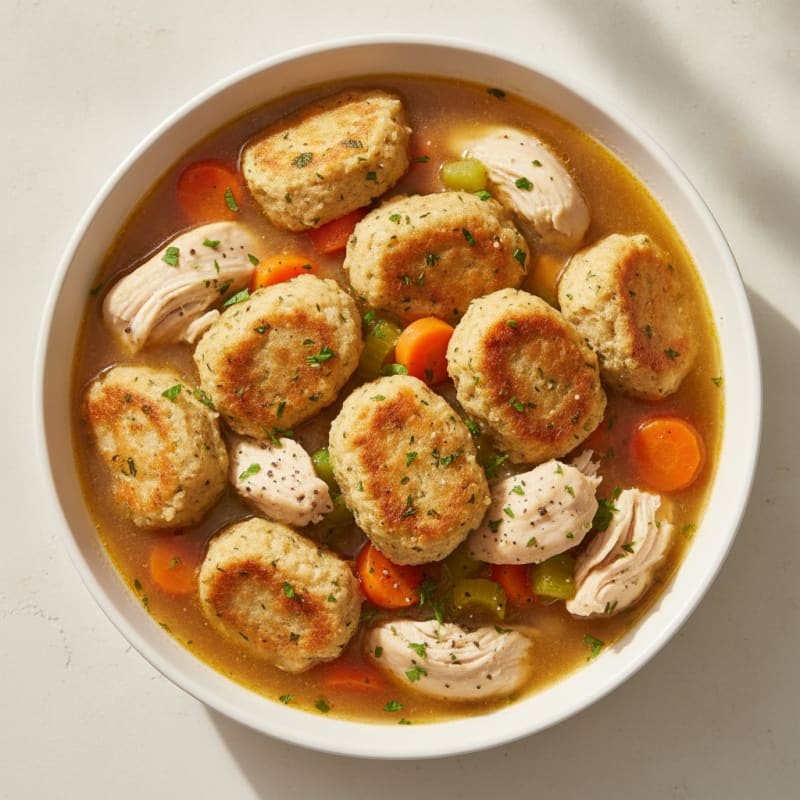 Homestyle Chicken and Herb Dumplings