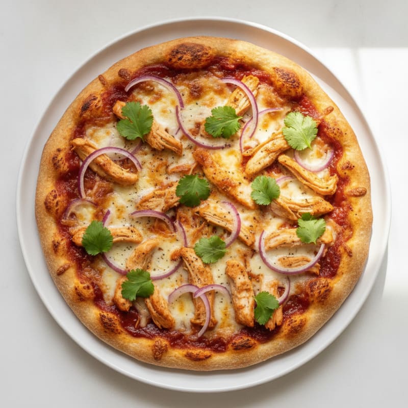 High-Protein BBQ Chicken Pizza