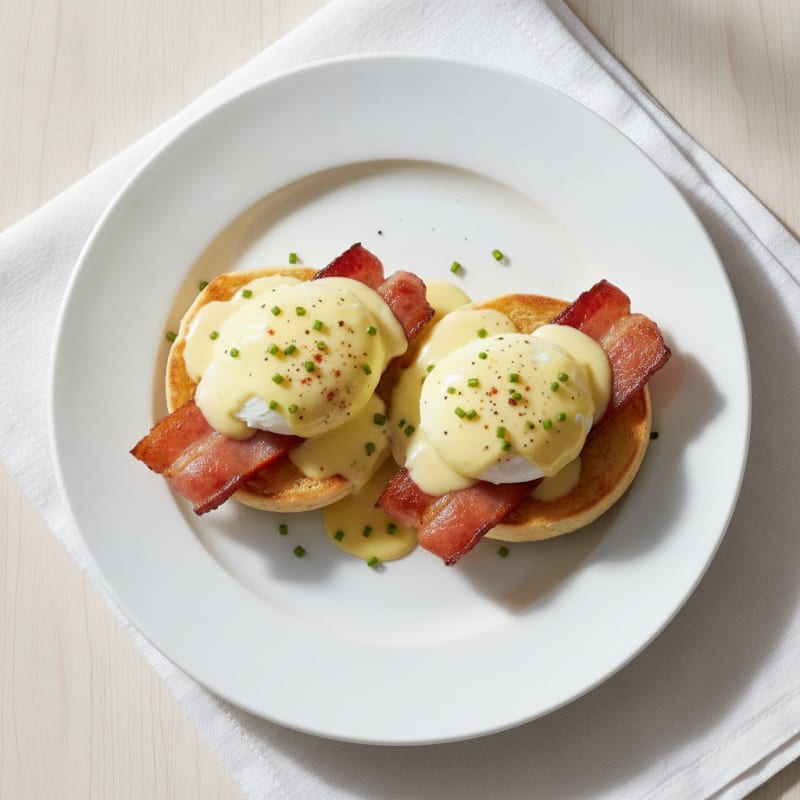 Classic Eggs Benedict with Hollandaise