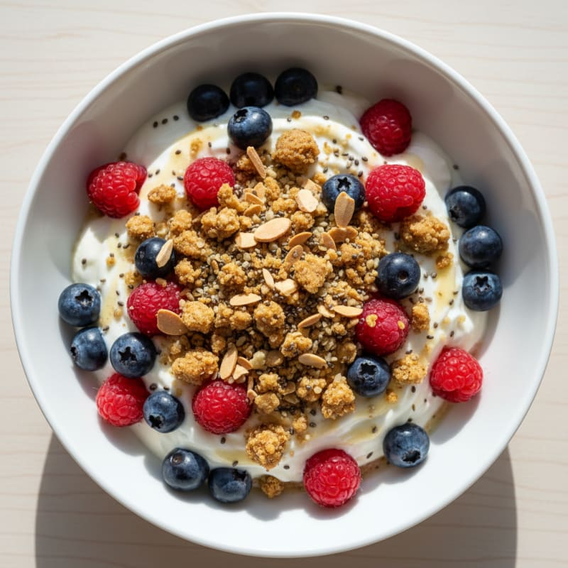 Greek Yogurt Berry Protein Parfait