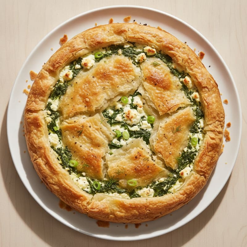Spinach and Feta Phyllo Pie