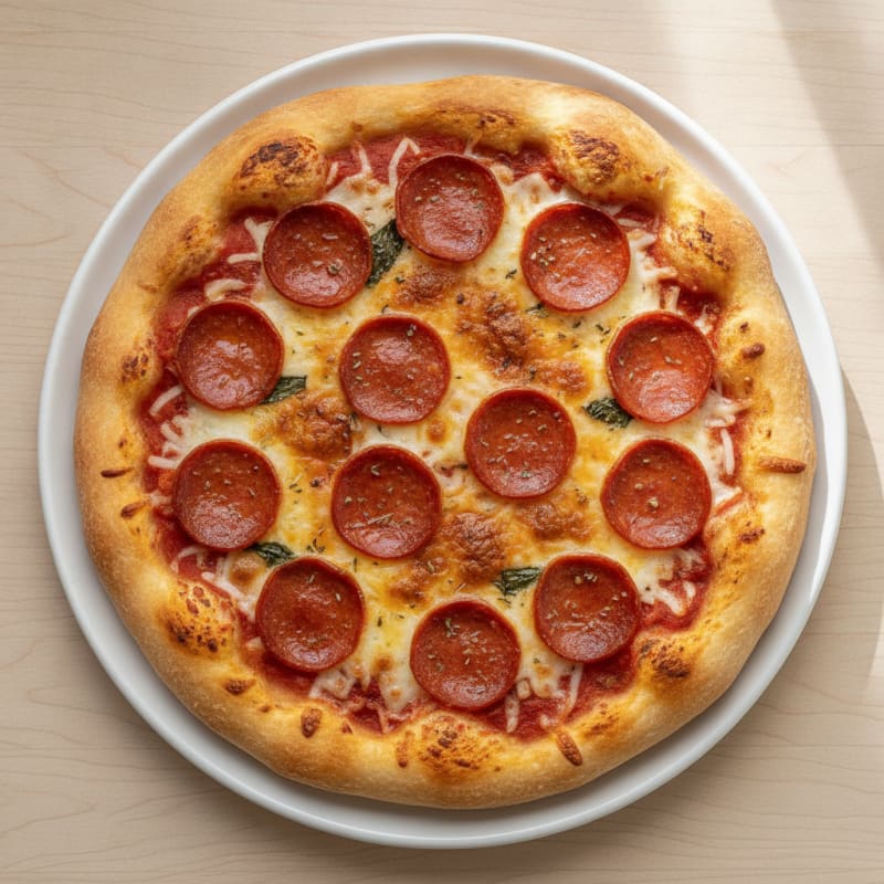Pepperoni Stuffed Crust Pizza