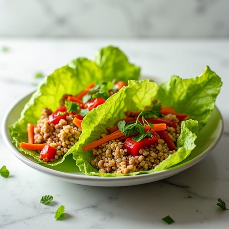 Spicy Tuna Lettuce Wraps