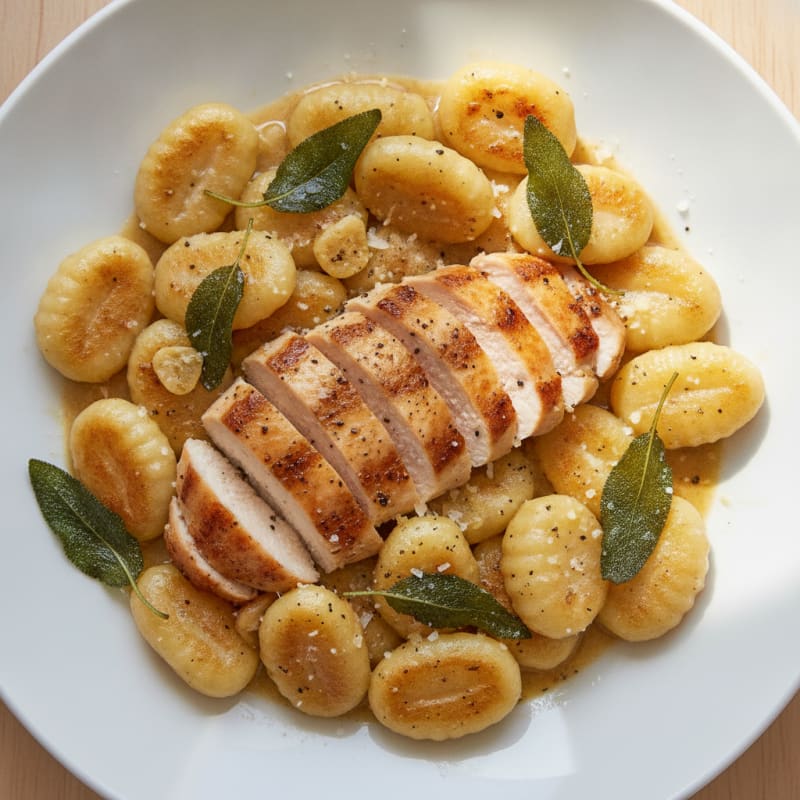 Ricotta Gnocchi with Sage Butter Sauce