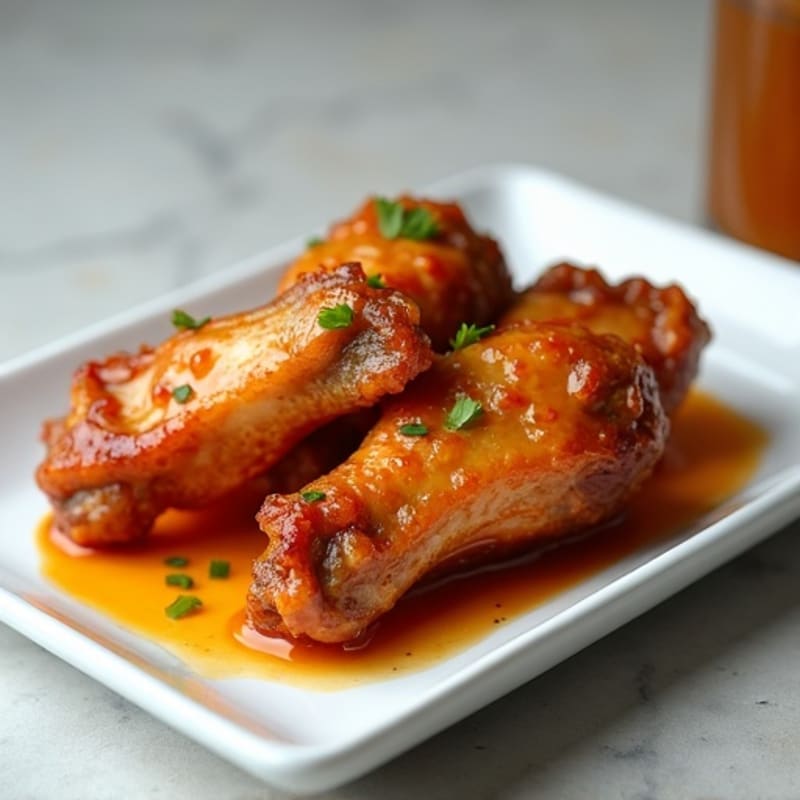 Crispy Honey Glazed Chicken Wings