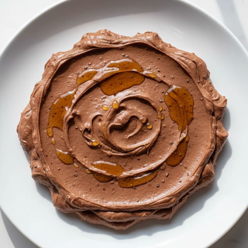 Silky Chocolate Protein Pudding with Greek Yogurt