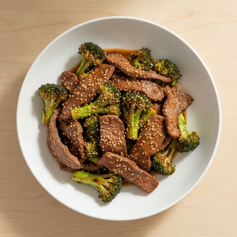 Sesame Beef and Broccoli Stir-Fry