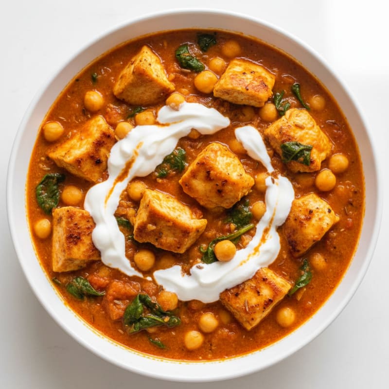 Creamy Spiced Chickpea and Tomato Curry