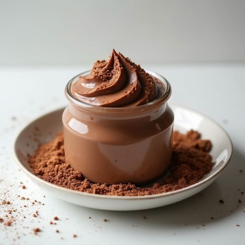 Silky Chocolate Protein Pudding with Greek Yogurt