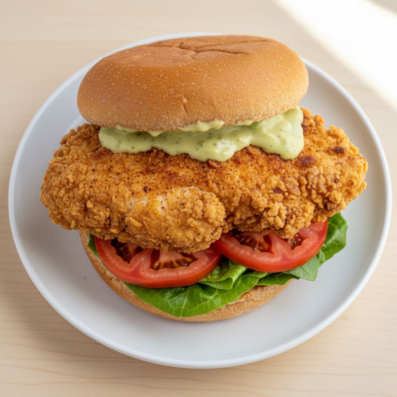Crispy Buttermilk Fried Chicken Sandwich