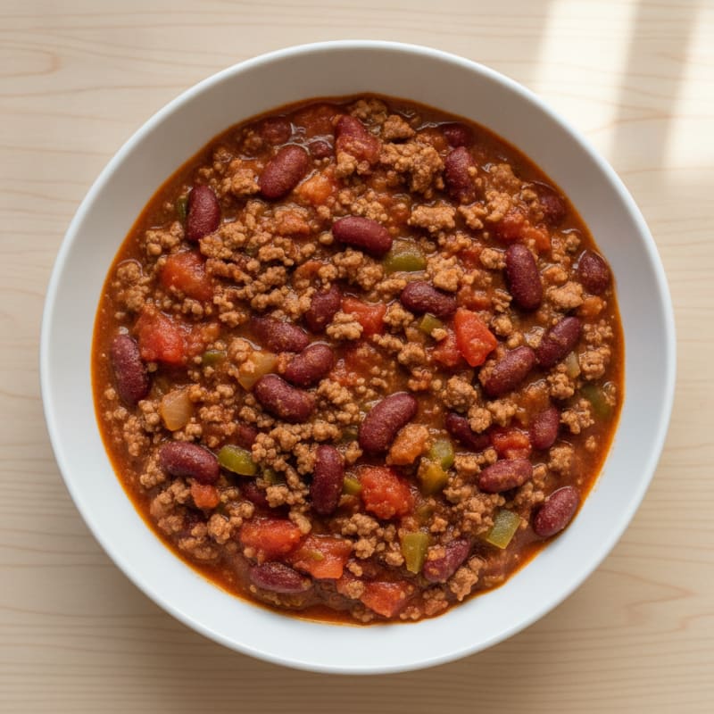 Ground Beef and Bean Chili