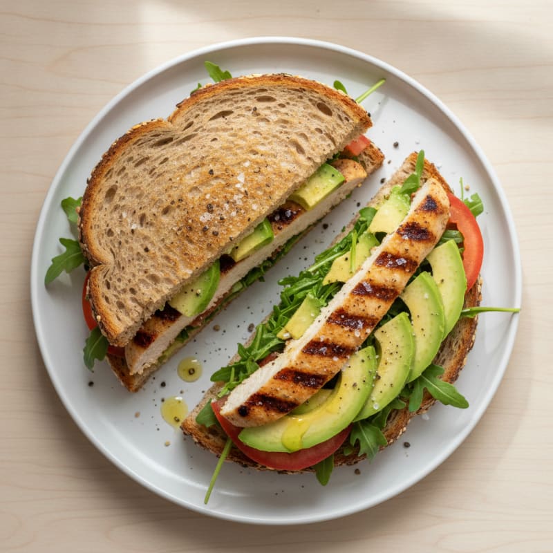 Grilled Chicken and Avocado Sandwich