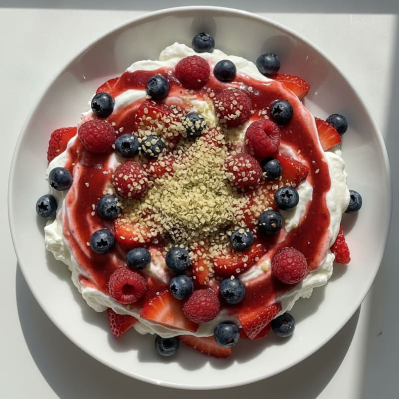 Creamy Greek Yogurt Protein Parfait with Berries