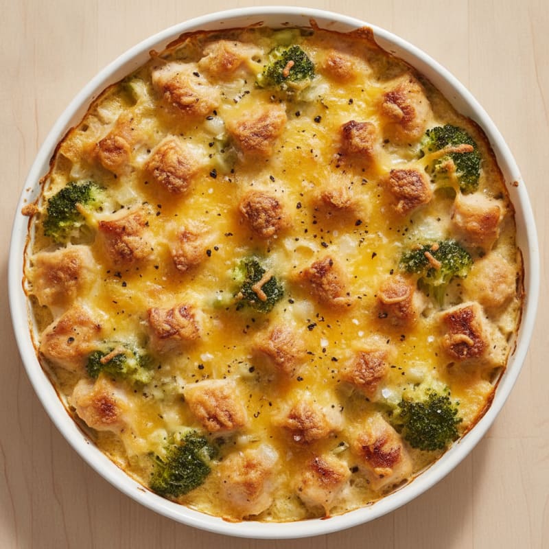 Garlic Chicken and Broccoli Bake