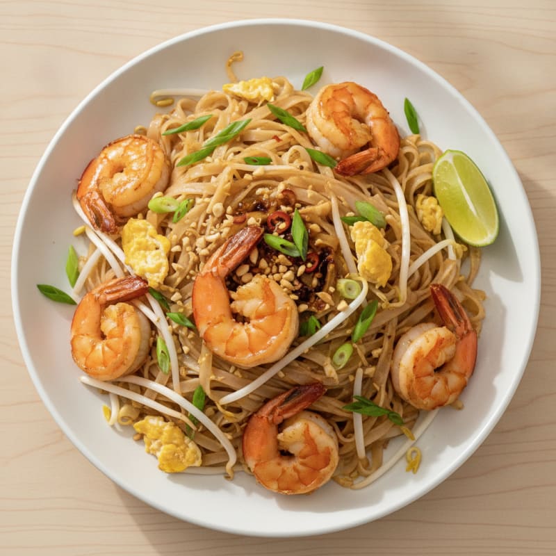 Shrimp Pad Thai Noodles