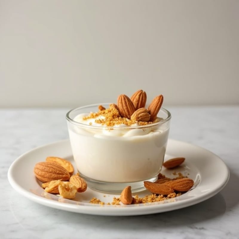 Silky Greek Yogurt Protein Pudding with Almond Butter