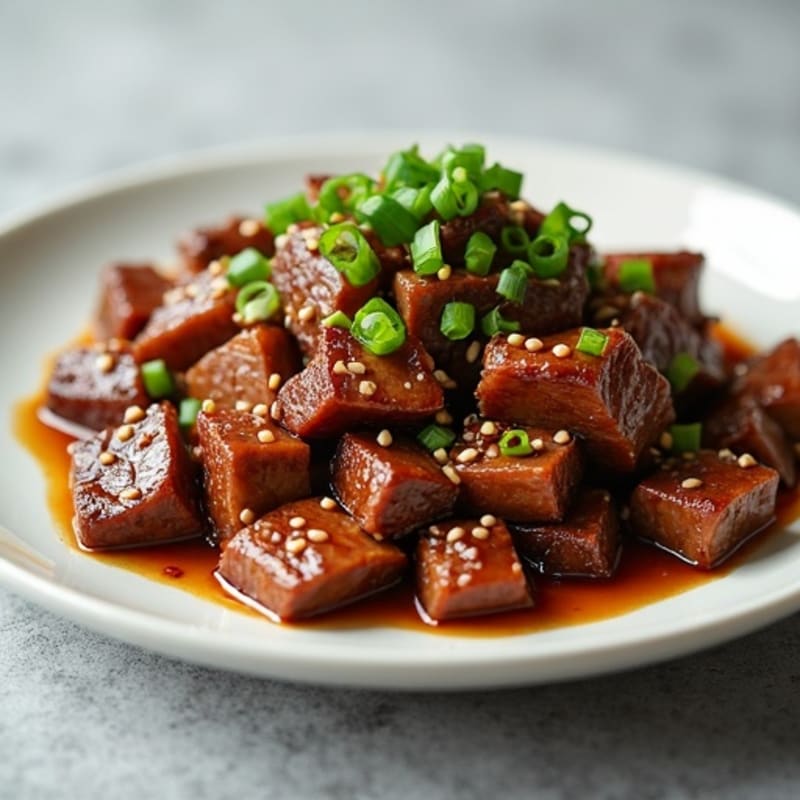 Tender Sesame-Garlic Marinated Beef