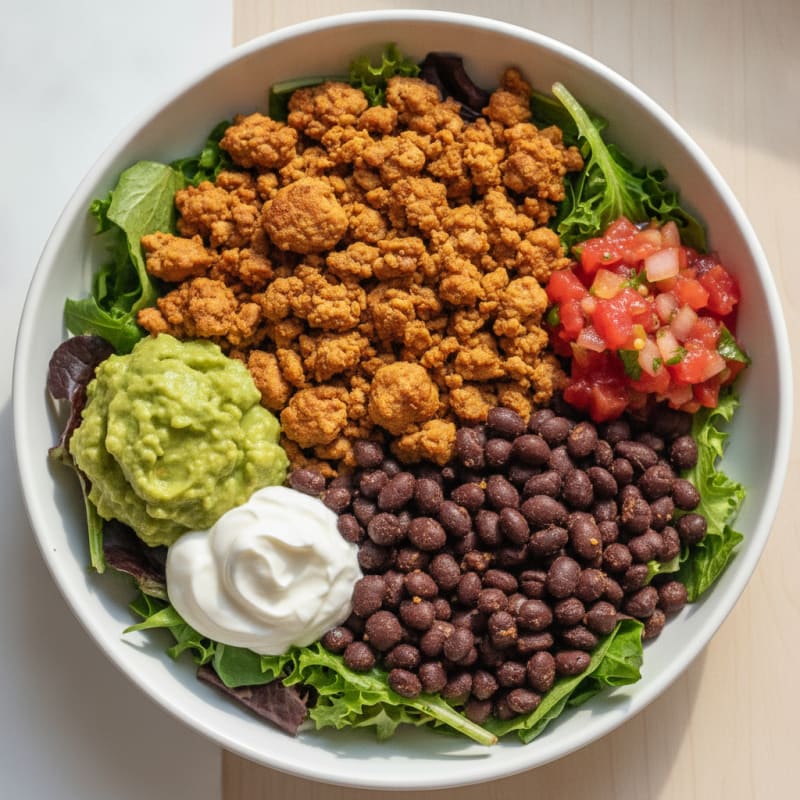 Lean Turkey Taco Bowl with Zesty Salsa