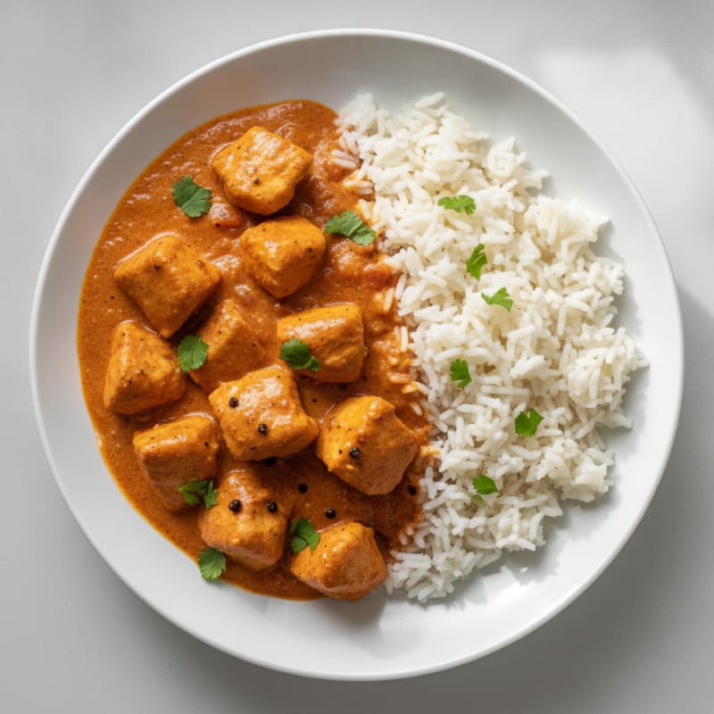 Spiced Butter Chicken with Basmati Rice