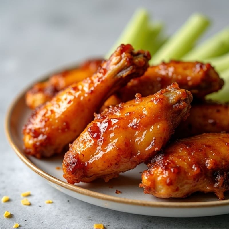 Crispy Honey Glazed Chicken Wings