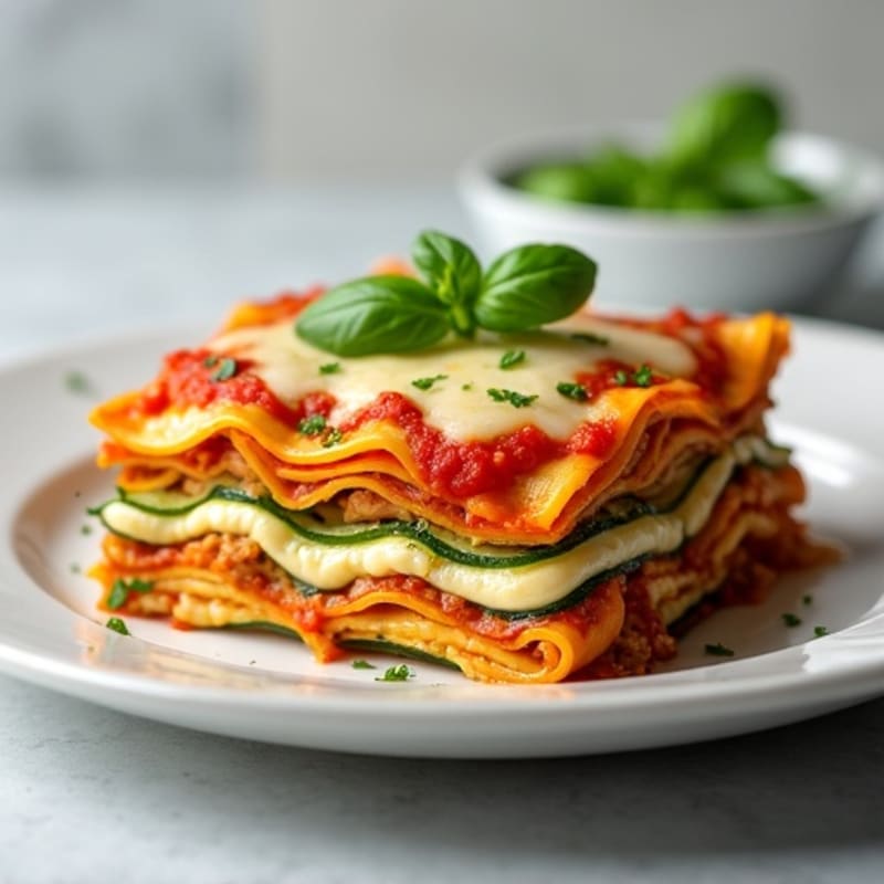Lean Turkey Zucchini Lasagna