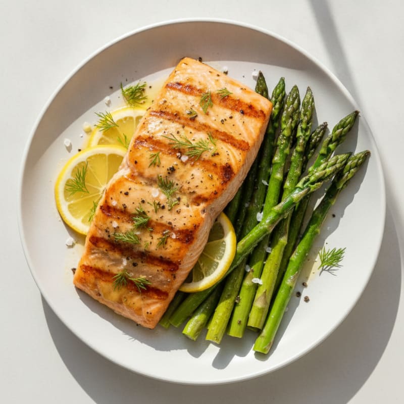 Lemon Herb Grilled Salmon