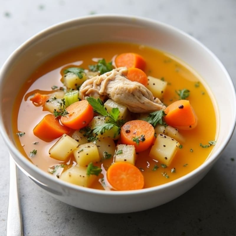 Rustic Chicken and Root Vegetable Soup