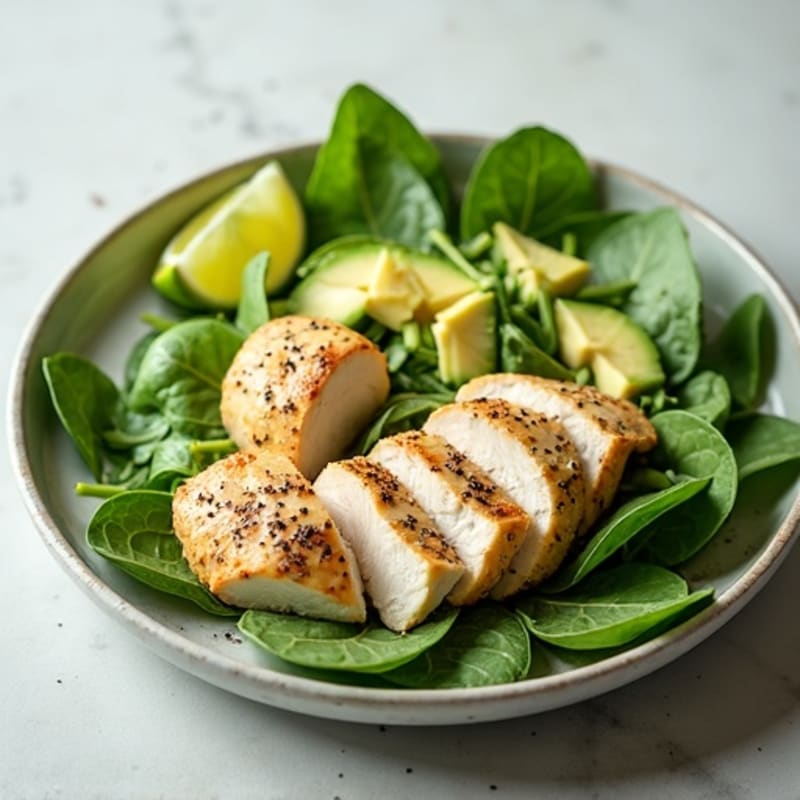 Creamy Herb Chicken Salad with Crisp Greens