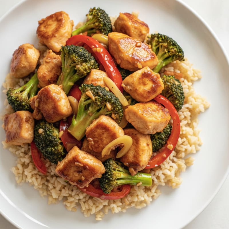 Teriyaki Chicken and Broccoli Stir-Fry