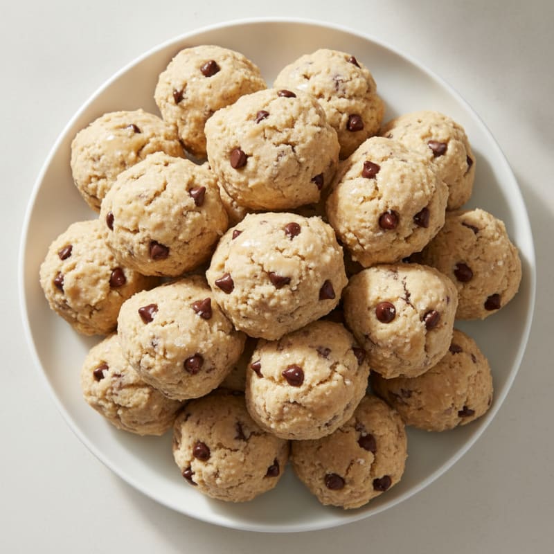 No-Bake Chocolate Chip Protein Bites
