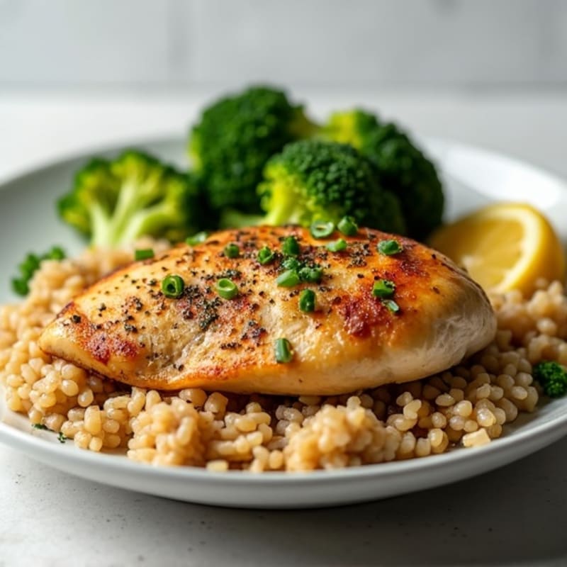 Herb-Roasted Chicken with Savory Rice