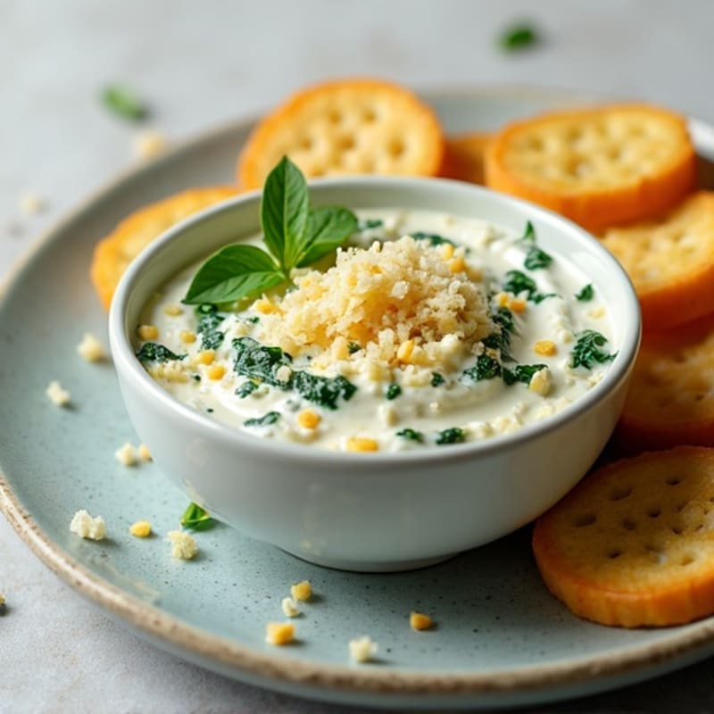 Creamy Greek Yogurt Spinach Artichoke Dip