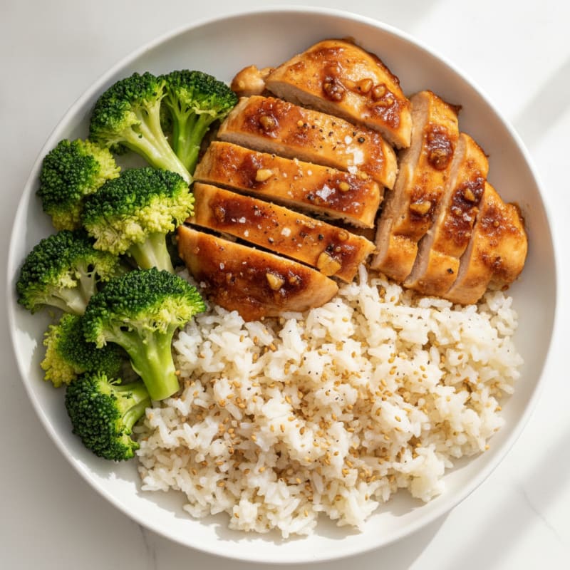 Teriyaki Glazed Chicken with Sesame Rice