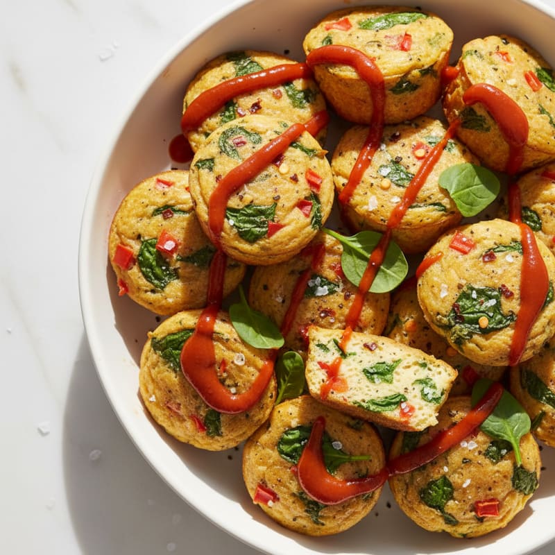 Spicy Egg Protein Bites