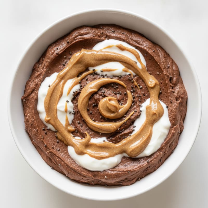 Silky Chocolate Protein Pudding with Greek Yogurt
