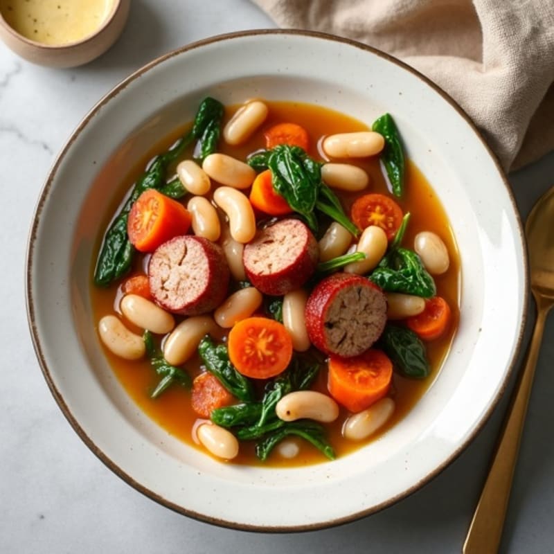 Hearty White Bean and Chicken Sausage Stew