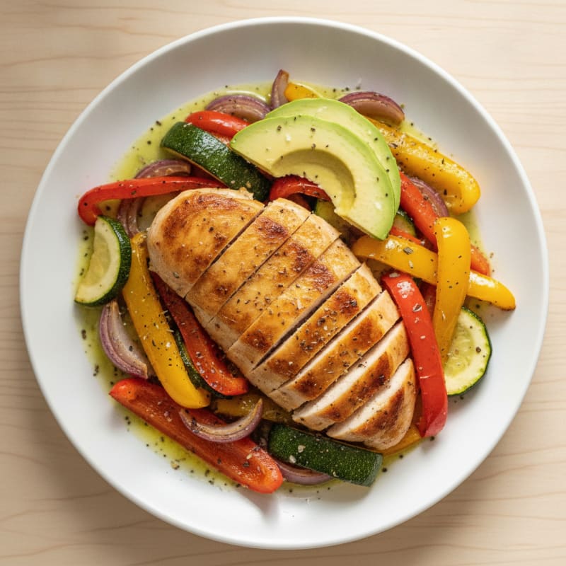 Chicken and Roasted Vegetable Medley