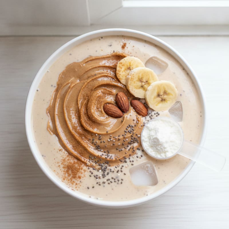 Peanut Butter Almond Protein Shake