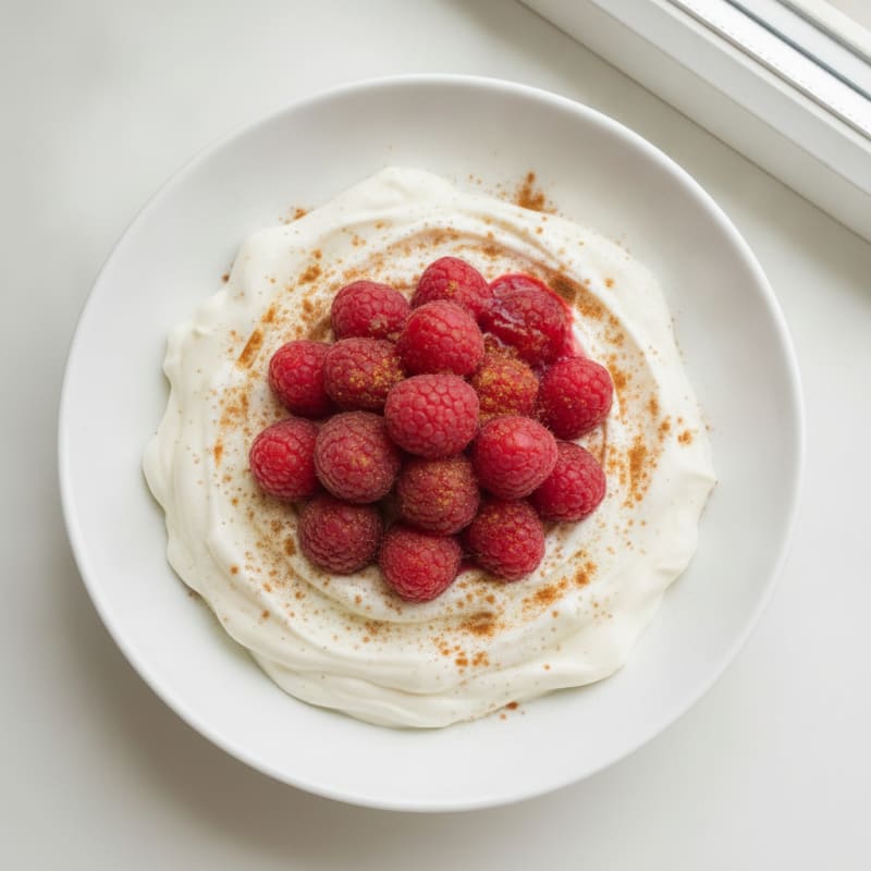 Greek Yogurt Protein Pudding with Berries