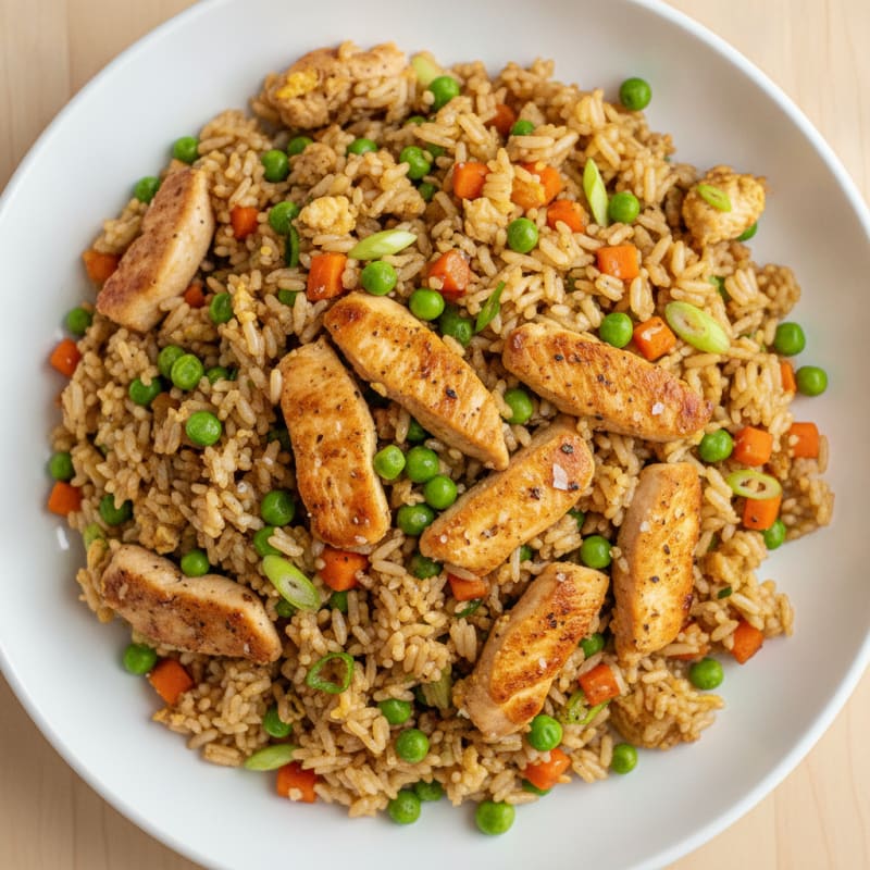 Chicken Fried Rice with Vegetables