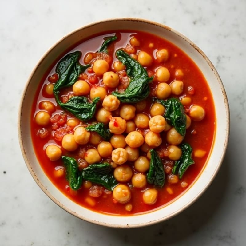 Hearty Spiced Chickpea and Tomato Stew