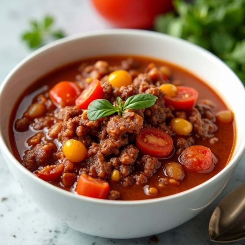 Hearty Slow Cooker Lean Beef Chili