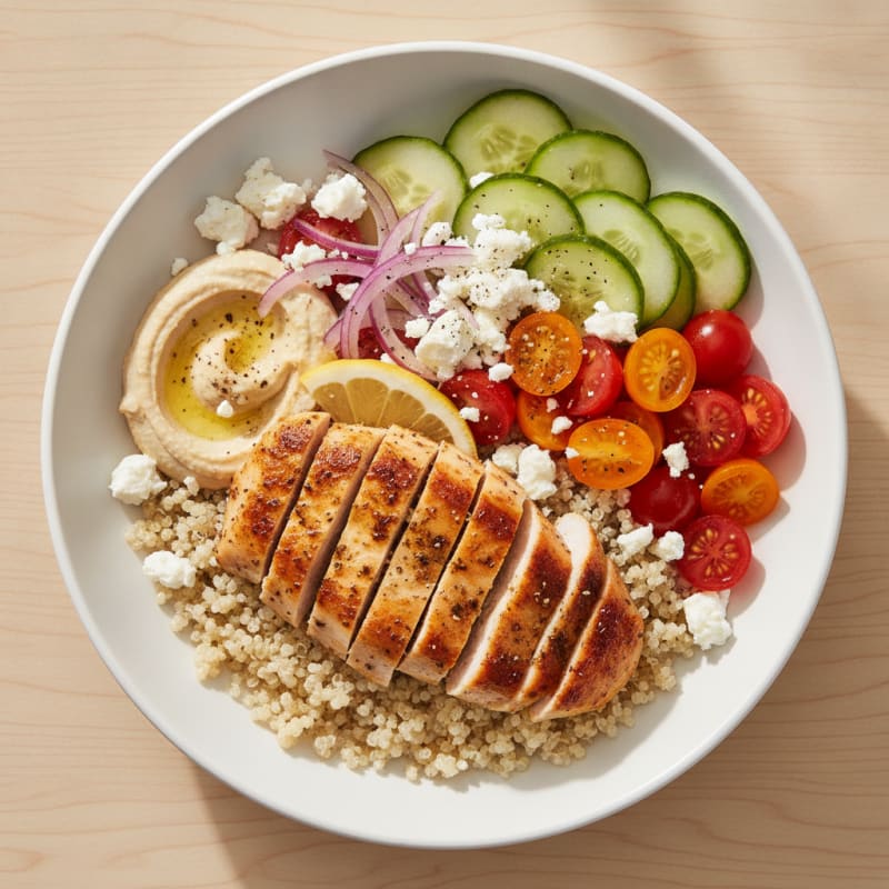 Mediterranean Chicken Power Bowl
