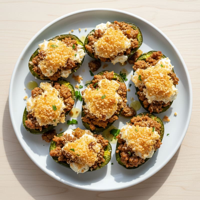 Crispy Jalapeño Poppers with Cream Cheese
