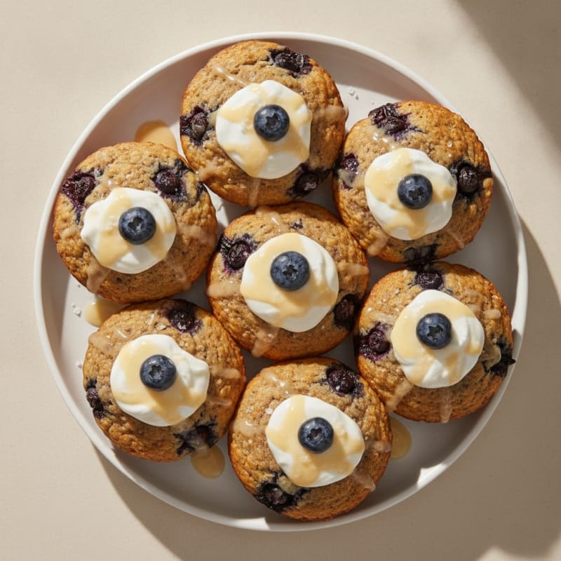 Blueberry Protein Power Muffins