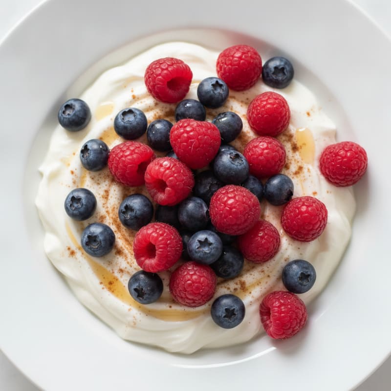 Sweet Greek Yogurt Bowl with Berries
