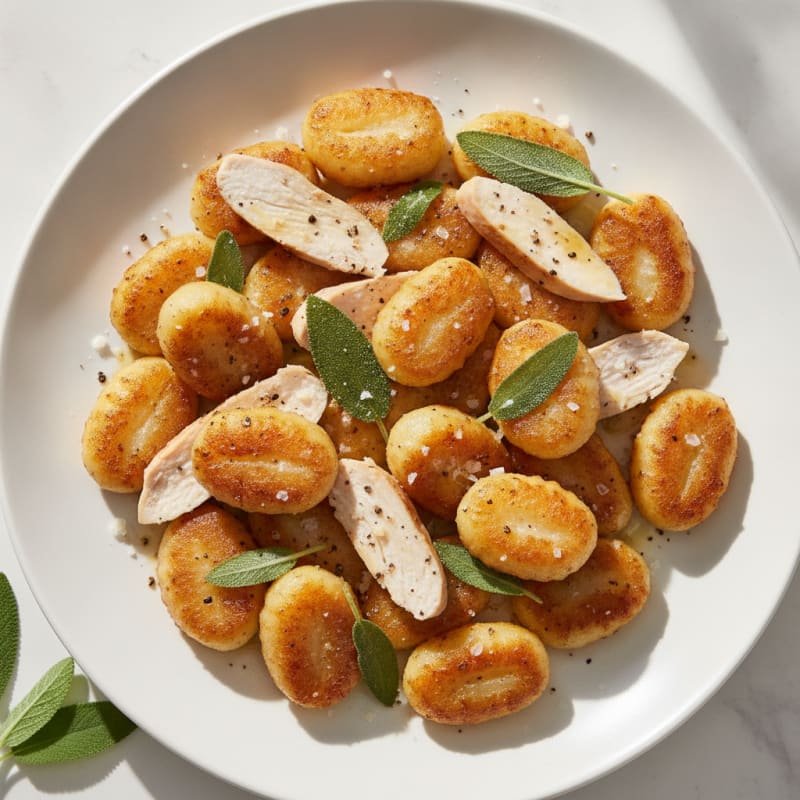 Ricotta Gnocchi with Sage Butter Sauce
