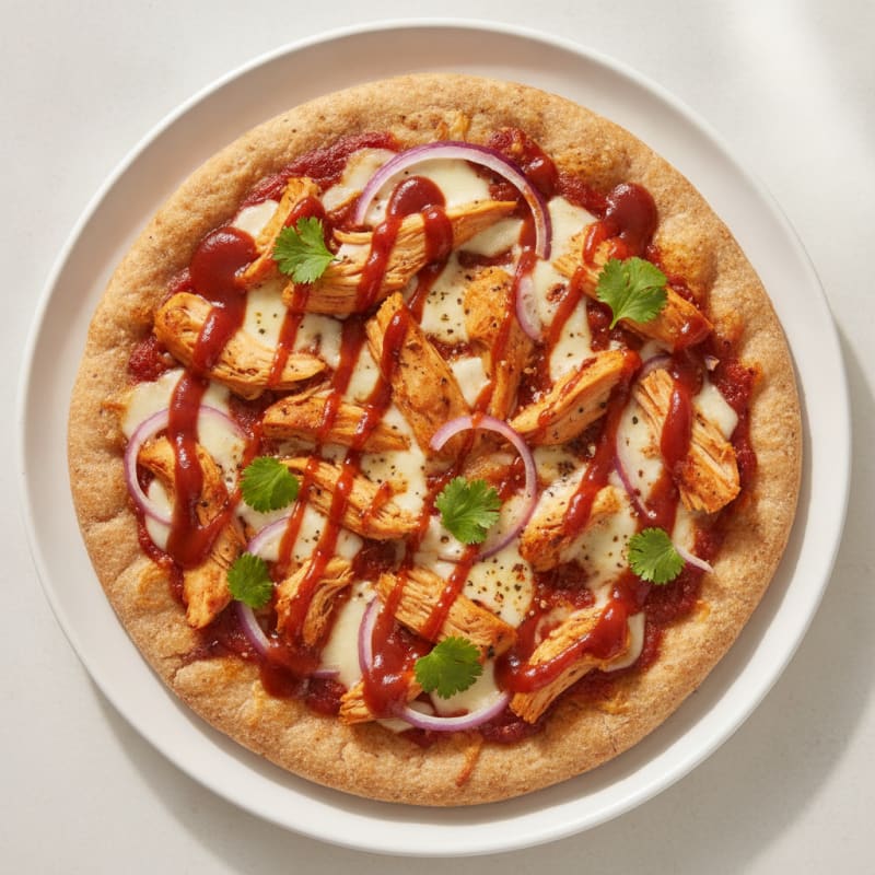 High-Protein BBQ Chicken Pizza
