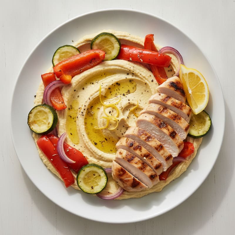 Mediterranean Hummus Platter